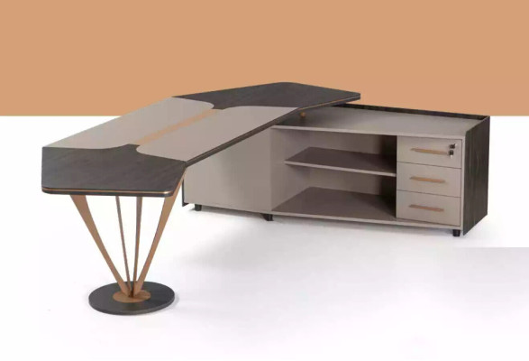 Kantoor voor advocatenpraktijk Kantoor Complete inrichting Kast Tafel 3-delig
