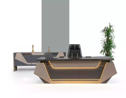 Luxe directeursbureau Tafel xxl 260x100 Designermeubilair Moderne tafels