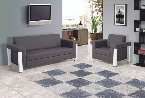Kantoorinrichting thuiskantoor kantoormeubilair set designer 3+1 bankstel 2-delig