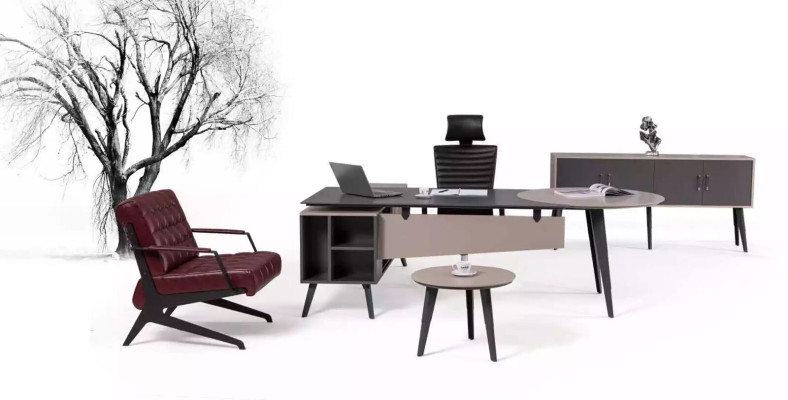 Modern kantoorset voor werkkamer Compleet design bureau meubels