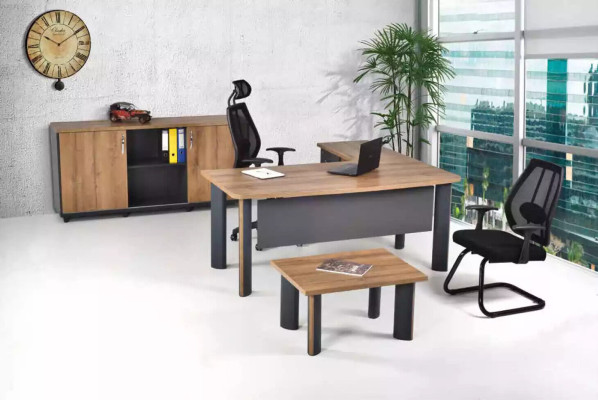Kantoorinrichting bureau kantoormeubelcollectie tafel kast kantoor 3-delig