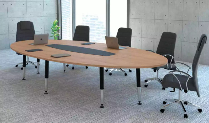 Conferentietafel Ontwerper Kantoor Werkkamer 220x110 Meubels Tafel Modern