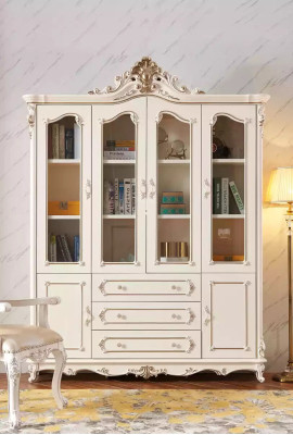 Wit boekenrek voor woonkamer klassieke meubels luxe meubels nieuw
