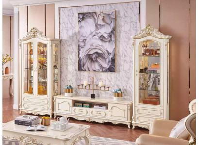 Woonkamerset Luxe tv-standaard 2x vitrine 3-delig nieuw Binnenruimte = Woonkamerset Luxe tv-standaard 2x vitrine 3-delig nieuw Interne ruimte
