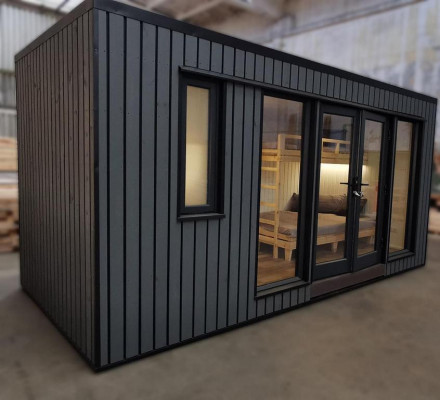 Campinghuis Tuinhuisje Houten huis Vakantiehuis Luxe 490cm Camping
