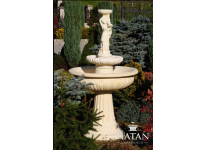 Springvijver Kikkerfontein Fontein Stenen fontein Tuinfontein Fontein 164 cm