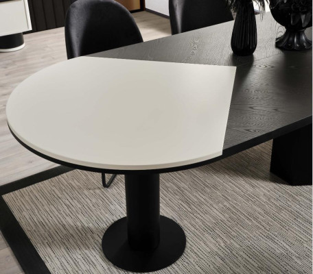 Eetgroep Eetkamer Set Eethoek Eettafel Stoelen 9-delig Hout Wit