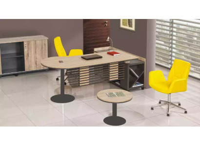 Hoekbureau Tafel Kantoor Tafels Bureaus Meubels Directiebureau 2-delig