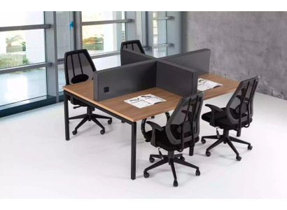 Werkkamermeubilair Bureau set Kantoor meubels Kantoor bureau Tafel Hout