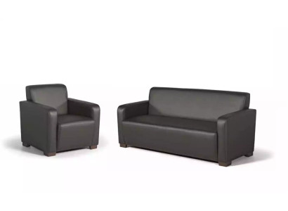 Kantoorinrichting Bankstel 3-zits Designer Kantoor meubels Stof Modern
