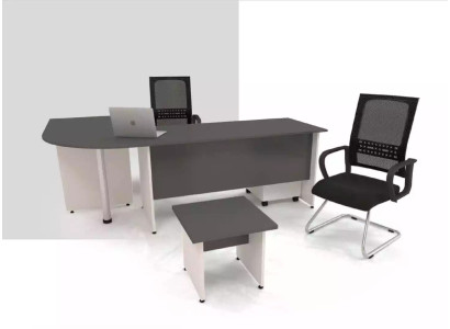 Kantoormeubel set, compleet kantoor 2-delige bureautafel inrichting salontafel tafel