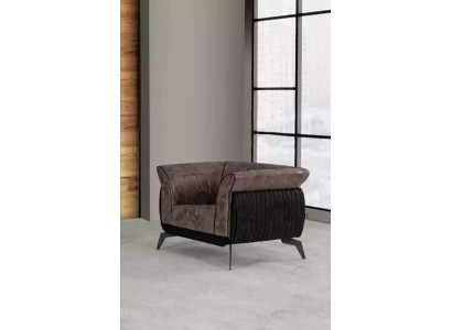 Fauteuil Designer bekleding stof werkkamer textiel meubels luxe zitplaats nieuw