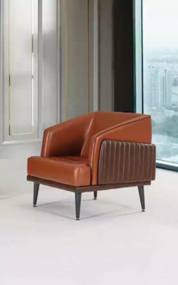 Luxe fauteuil in moderne stijl voor kantoor met gestoffeerde stof en designmeubels nieuw.