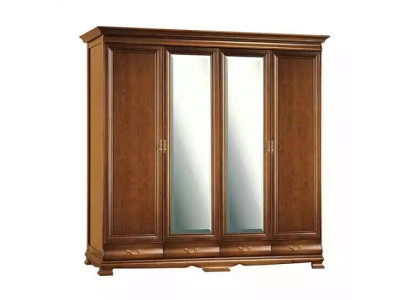 Kledingkast Slaapkamer Kast bruine kleur Barok Rococo Kasten