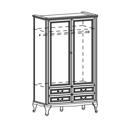 Perfecte kledingkast slaapkamerkast antieke stijl barok kasten