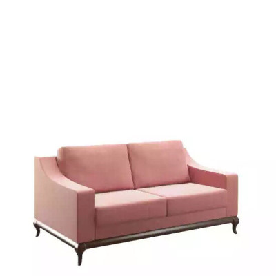 Moderne bank 2-zits woonkamerontwerp meubels stijl modern nieuw roze luxe