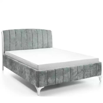 Luxe slaapkamerbedden grijs tweepersoonsbed houten bedden bedframe bed