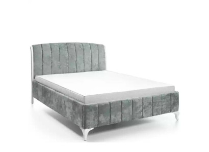 Luxe slaapkamerbedden grijs tweepersoonsbed houten bedden bedframe bed