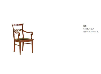 Eetkamerstoelen Hout Luxe Stoel Bruin Leuning Woonkamer Italiaanse Meubels