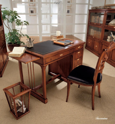 Stoel Kantoor Luxe Fauteuil Eettafel Hout Armstoel Meubels Ontwerp Bizzotto Italië