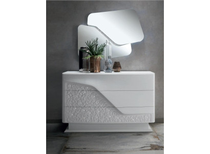 Moderne luxe set van 2 delen dressoir spiegel dressoir houten console sideboard meubels