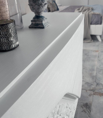 Moderne luxe set van 2 delen dressoir spiegel dressoir houten console sideboard meubels