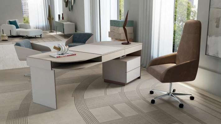 Moderne luxe draaibare fauteuil lounge zitcomfort gestoffeerde rugmeubelen Bizzotto