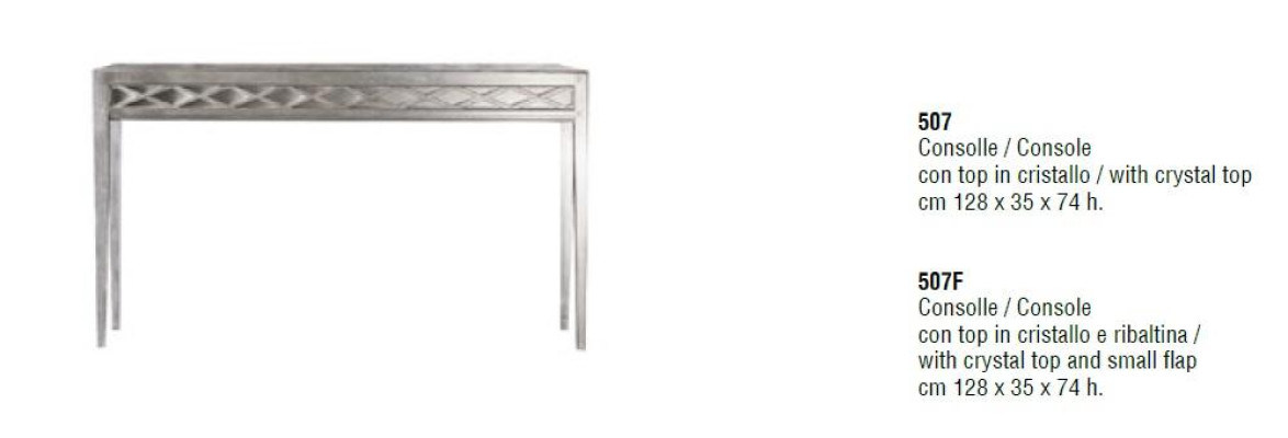 Italiaanse meubels Bijzettafel Console tafel Ontwerptafel Woonkamertafel