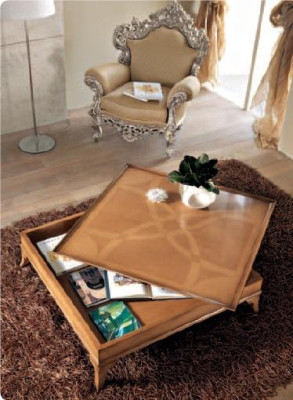 Ontwerp Salontafel Tafels Vierkant Hout Woonkamer Nieuw Elegant Luxe Meubels