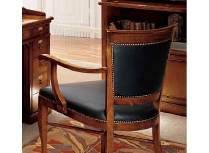 Stoel met armleuning Eetkamerstoel Houten Eetkamerstoelen Design Fauteuil Art deco