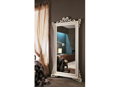 Klassieke designer echte houten lijst wandspiegel 112x210 spiegel - Model 255