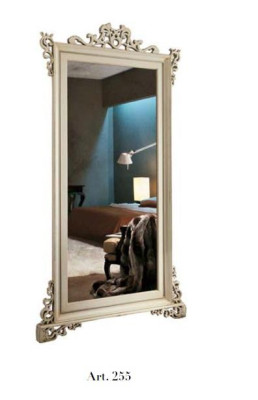 Klassieke designer echte houten lijst wandspiegel 112x210 spiegel - Model 255
