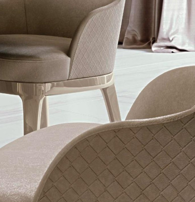 Stoel eetkamermeubelen natuur houten meubelen fauteuil design meubelen eetkamer Bizzotto