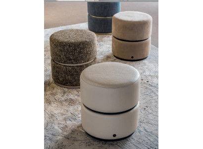 Poef Poef Woonkamer Meubel Set Bekleding Ontwerp Bizzotto Italiaanse Meubelen.