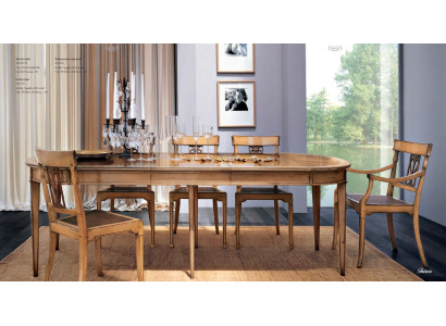 Eetkamer meubels houten stoel stoelen fauteuil meubels armstoel hout bekleding klassiek