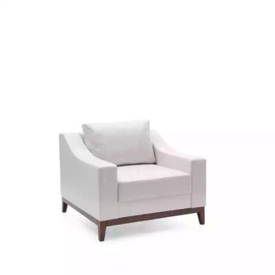Fauteuil wit Scandinavisch Gestoffeerde fauteuil Tv-fauteuil Lounge Club Meubels