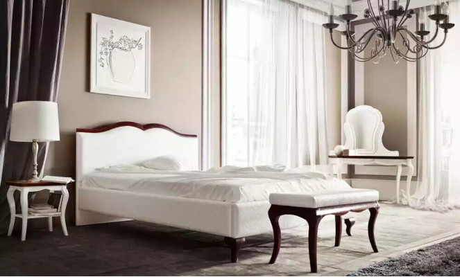 Poef Designer Luxe Gestoffeerde Bank Zit Ontspannen Antieke Stijl Slaapkamer Nieuw