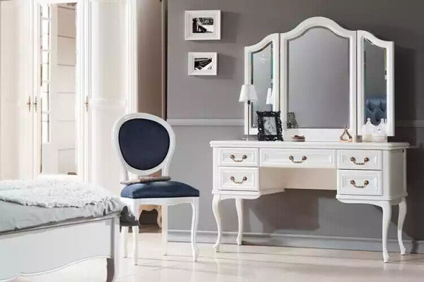 Ontwerper spiegel dressoir Art Deco spiegel woonkamer plank luxe hout