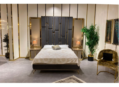 Slaapkamer set Bed 2x Nachtkastjes luxe 3-delig Compleet Sets Bedden