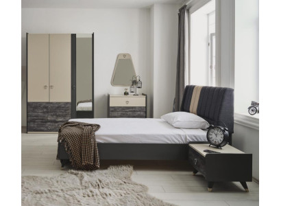Luxe stijlvolle slaapkamer Modern meubilair Bed 5-delige sets