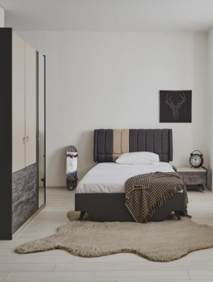 Luxe stijlvolle slaapkamerset Delta bed nachtkastje kledingkast