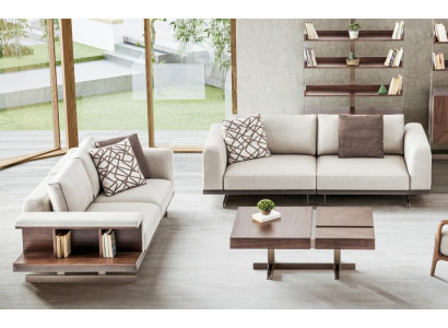 Beige-bruine bankstel Luxe bankstellen zitgroep bankstel set banken 3+2 zits