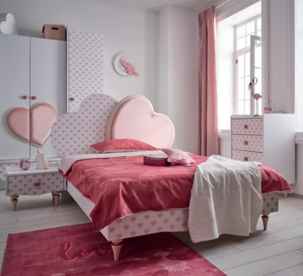 Moderne bedden kinderbed kinderkamer bed kinderbed meubels hout wit nieuw