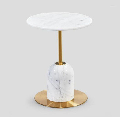 Bijzettafel Hoogwaardig Marmer Modern Salontafel Koffietafel Woonkamer