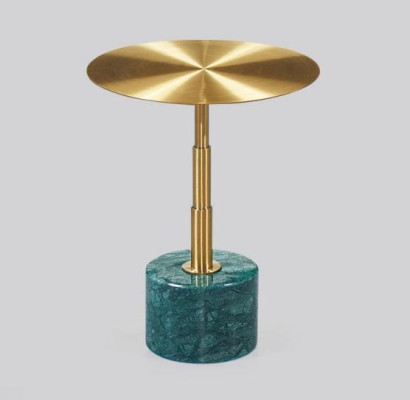 Marmer stijlvolle gouden bijzettafel nieuw luxe moderne salontafel nieuw