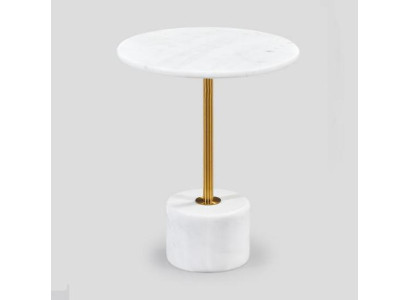 luxe salontafels Rond modern marmer Wit Bijzettafel nieuw