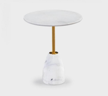 Salontafel luxe design marmeren bijzettafels woonkamer rond nieuw
