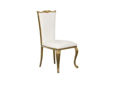 luxe stoel Wit Nieuw Stoelen Beklede stoel Fauteuil Metaal stijlvol Ontwerp