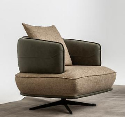 Luxe bankstel bank 3-zits fauteuil stof modern veelkleurig modern set nieuw