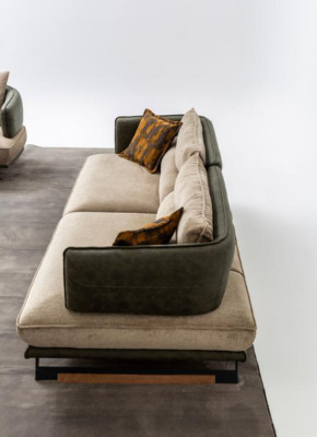Luxe bankstel bank 3-zits fauteuil stof Modern Multikleurig Modern Set nieuw